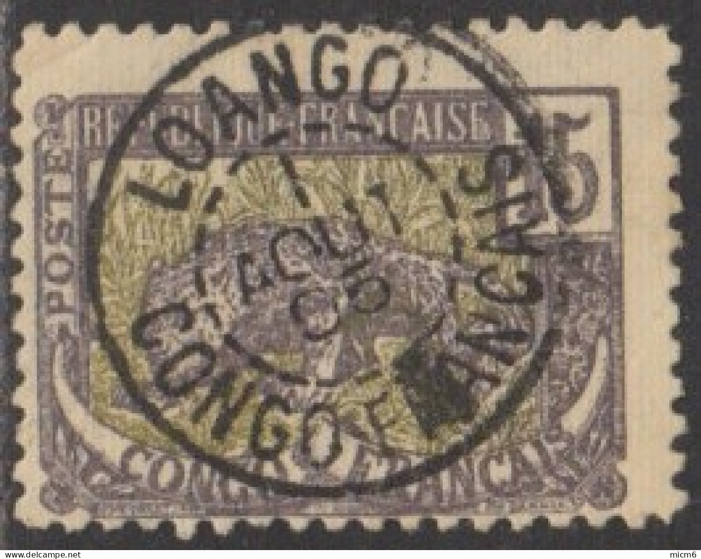 Congo Français - Loango Sur N° 32 (YT) N° 32 (AM). Oblitération De 1905. - Used Stamps