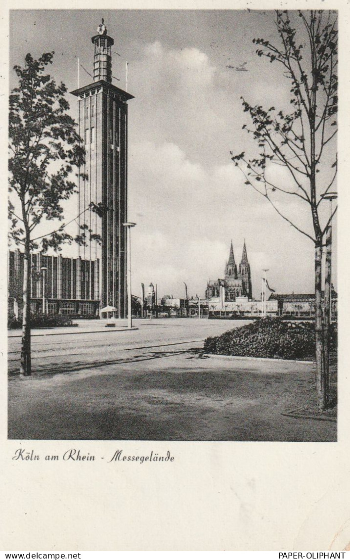 5000 KÖLN - DEUTZ, Mesegelände, Eisverkäufer, 195... Kl. Druckstelle, Sühwold-Verlag - Koeln