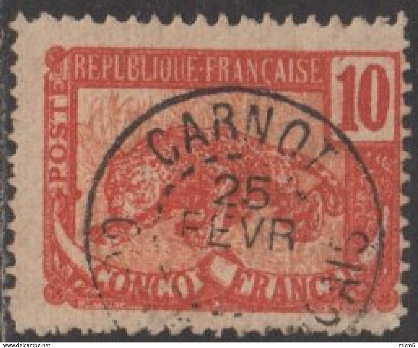 Congo Français - Carnot Sur N° 31 (YT) N° 31 (AM). Oblitération. - Usados