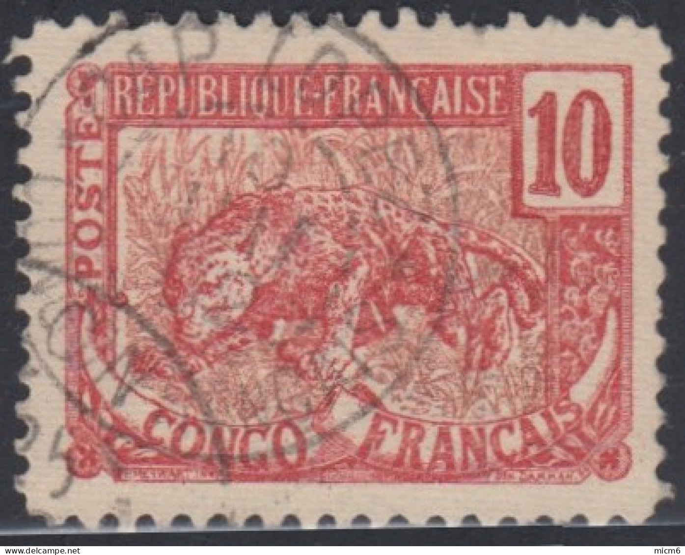 Congo Français - Cap-Lopez Sur N° 31 (YT) N° 31 (AM). Oblitération. - Used Stamps