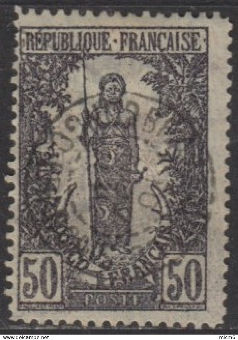 Congo Français 1892-1900 - N° 37 (YT) N° 37 (AM) Oblitéré. - Oblitérés