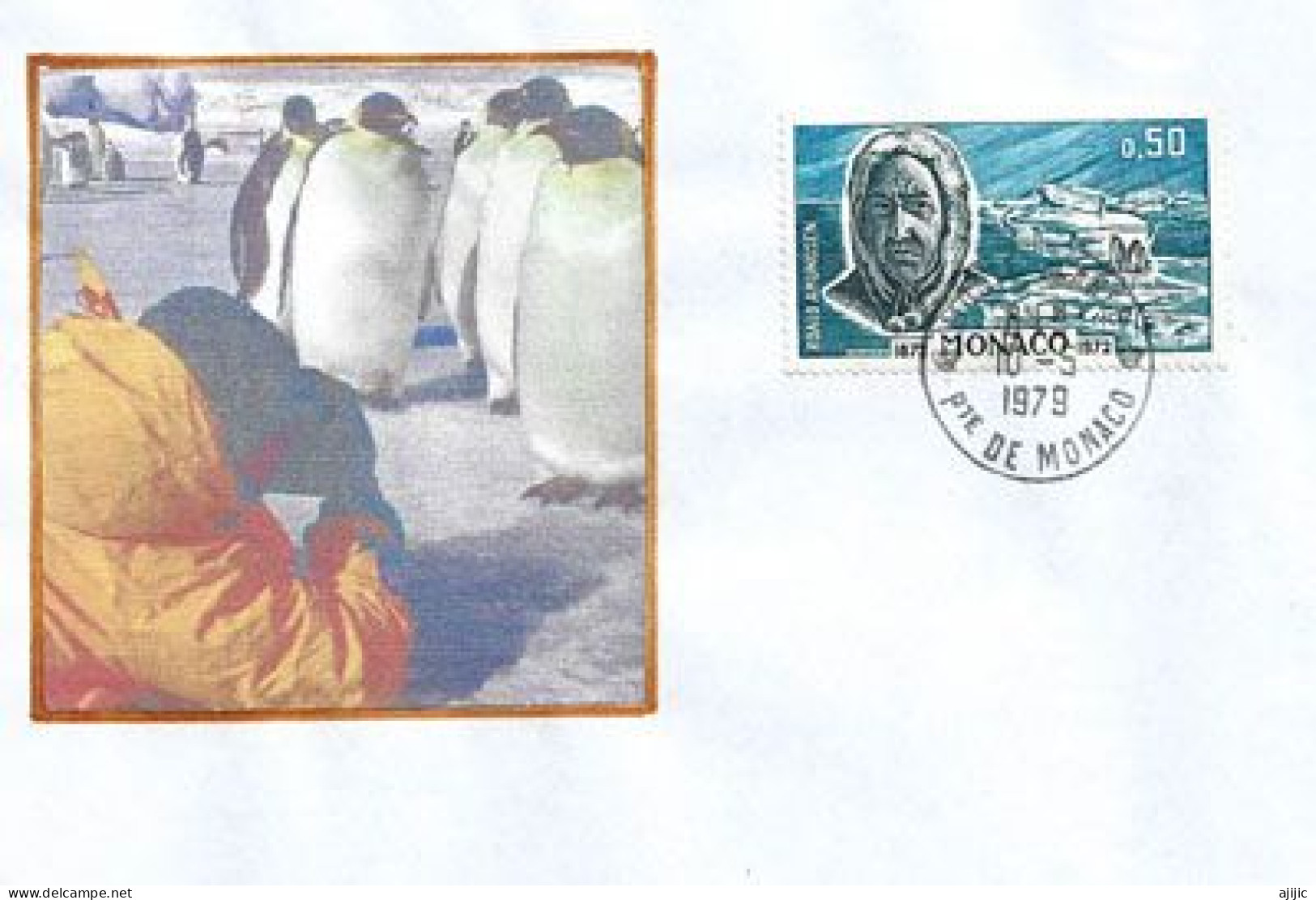 Exploration Polaire (Explorateur Norvégien) Roald Amundsen, Sur Lettre Monaco - Esploratori