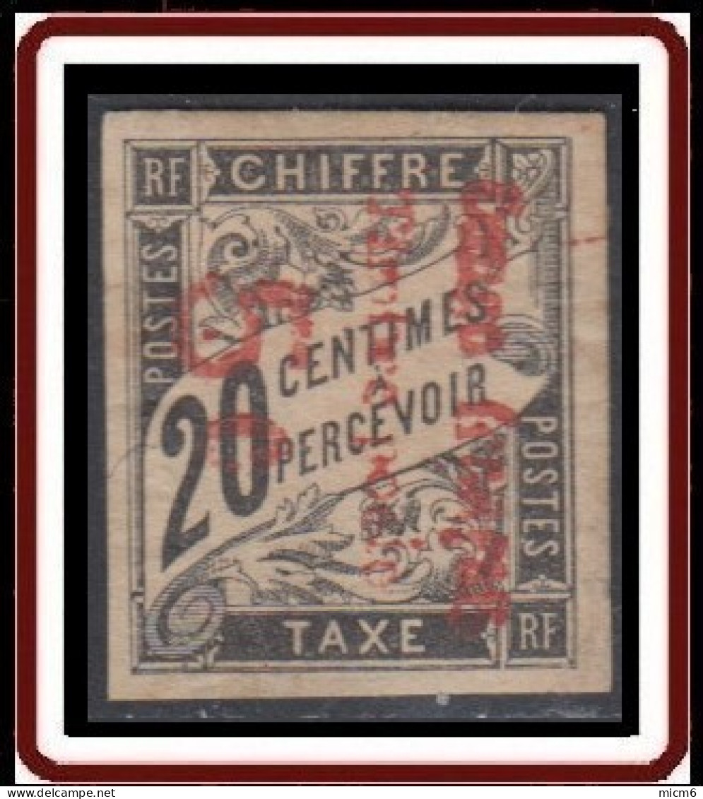Congo Français 1891-1892 - N° 09 (YT) N° 10 (AM) Neuf. Forte Adhérence Papier. - Ongebruikt