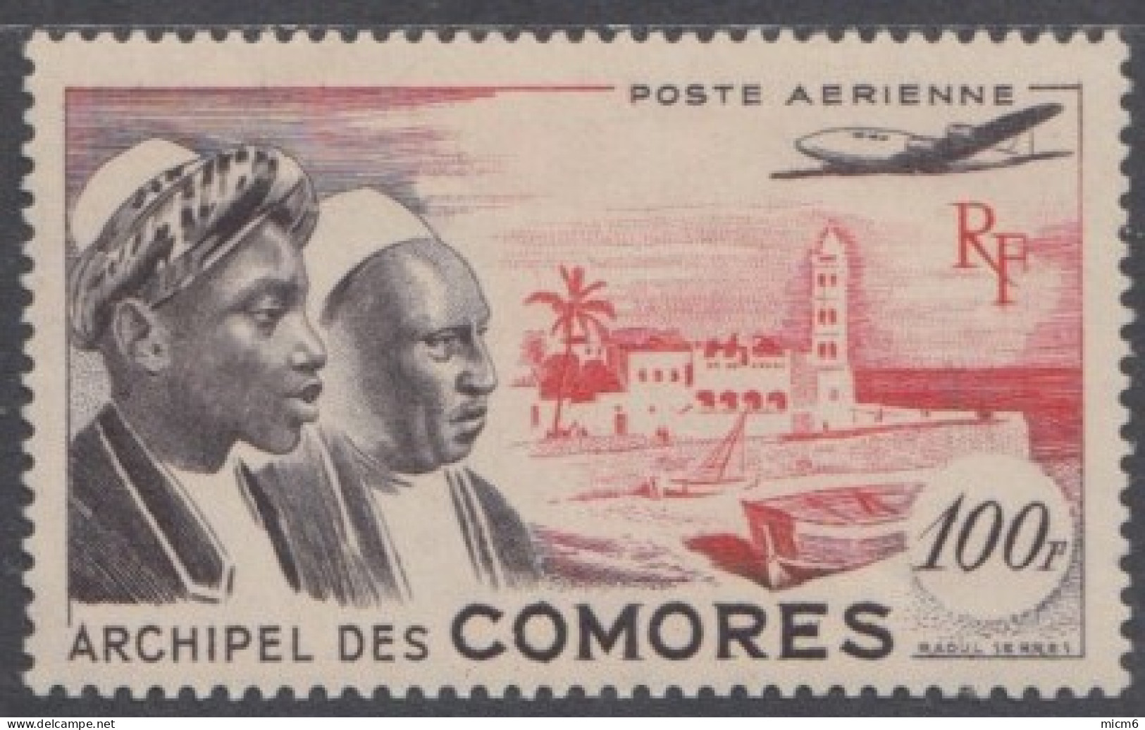 Comores (Archipel Des) - Poste Aérienne N° 02 (YT) N° 2 (AM) Neuf **. - Airmail