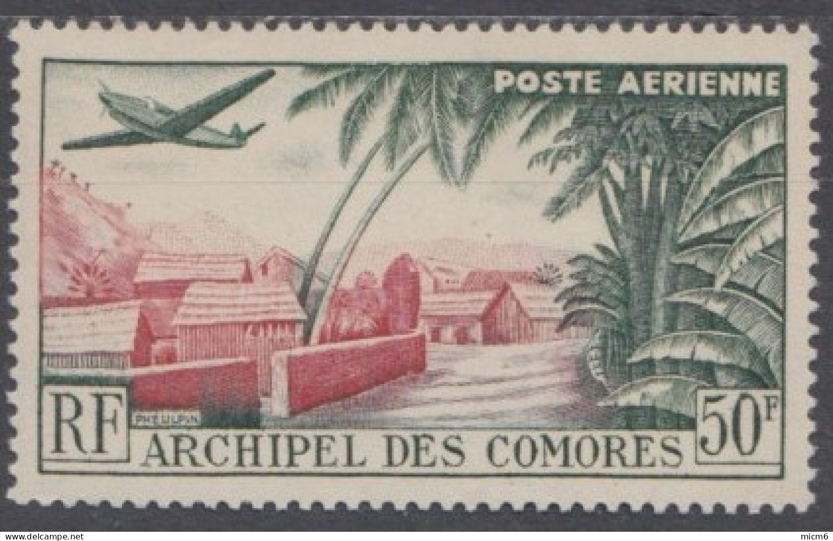 Comores (Archipel Des) - Poste Aérienne N° 01 (YT) N° 1 (AM) Neuf **. - Poste Aérienne
