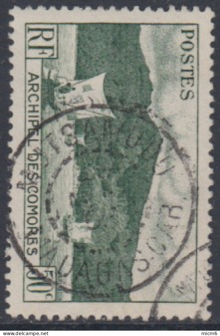 Comores (Archipel Des) - N° 02 (YT) N° 2 (AM) Oblitéré De Mutsamudu / Madagascar. - Used Stamps