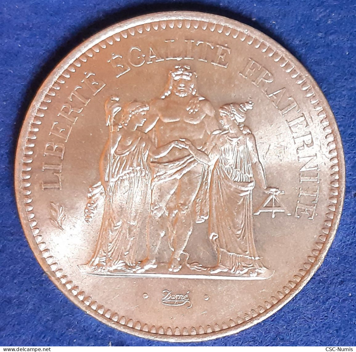 (CG#008) - 50 Francs Hercule 1977 - Argent - 50 Francs
