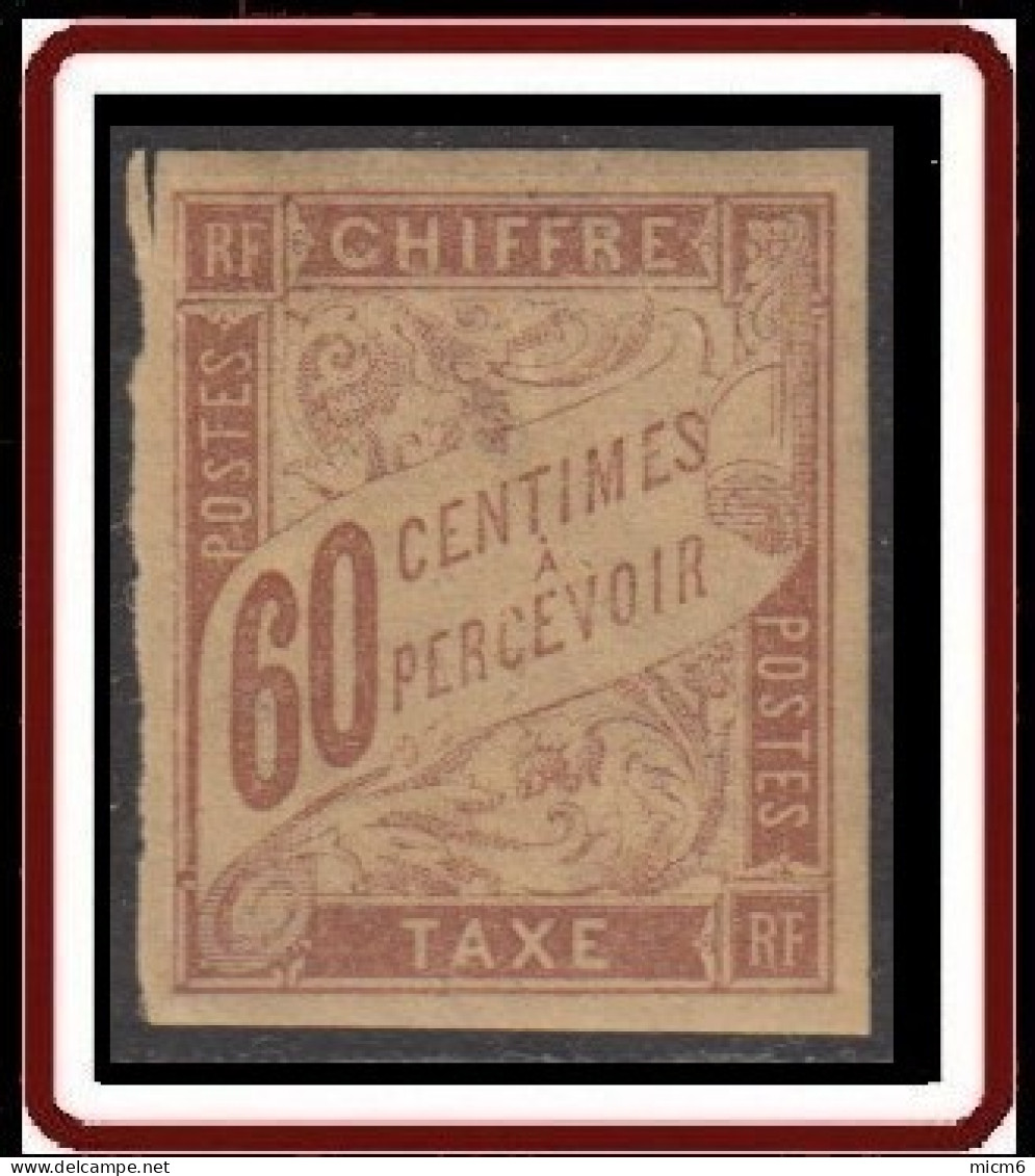 Colonies Générales - Timbre-taxe N° 24 (YT) N° 24 (AM) Neuf *. - Postage Due