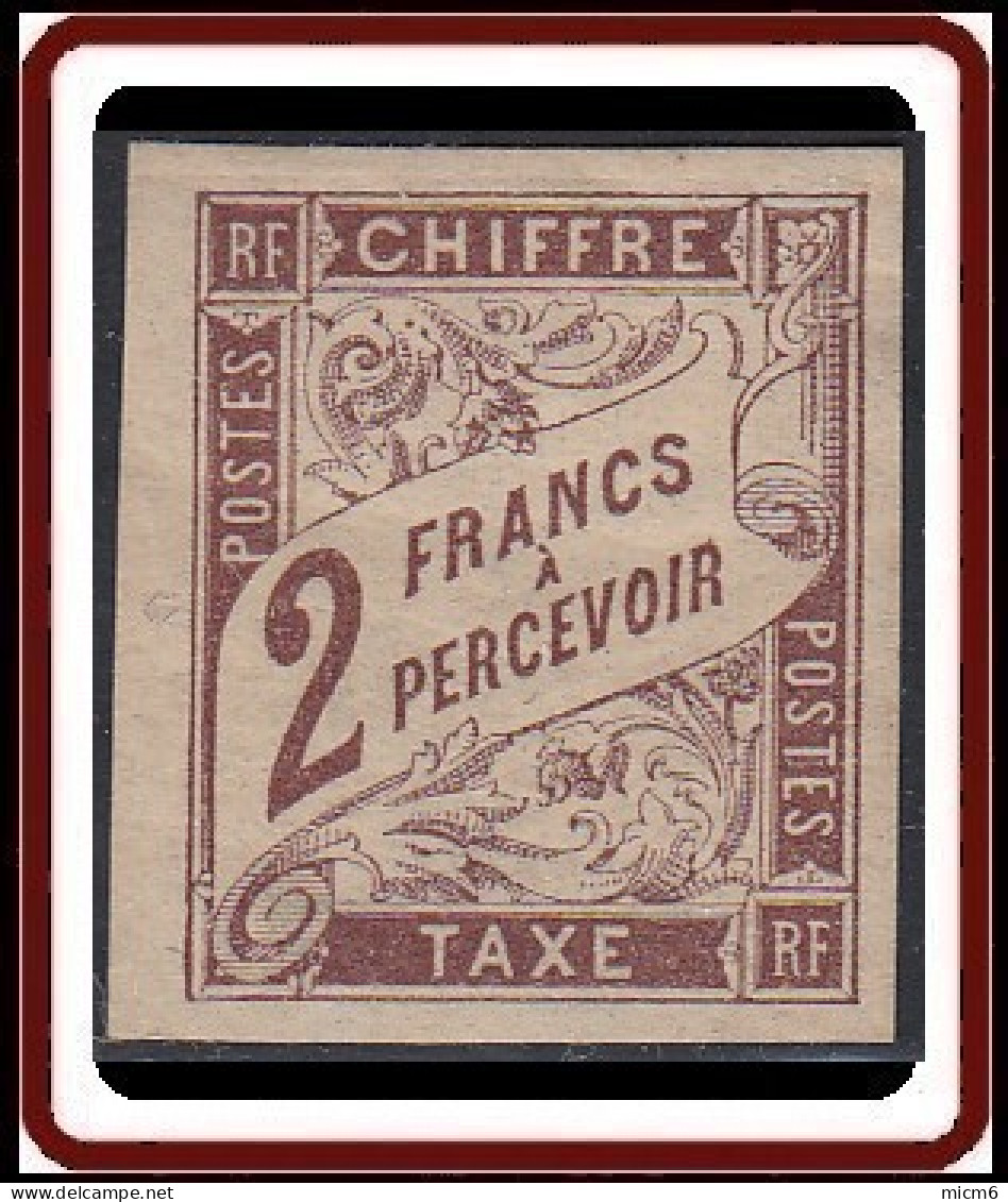 Colonies Générales - Timbre-taxe N° 16 (YT) N° 16 (AM) Neuf *. - Taxe