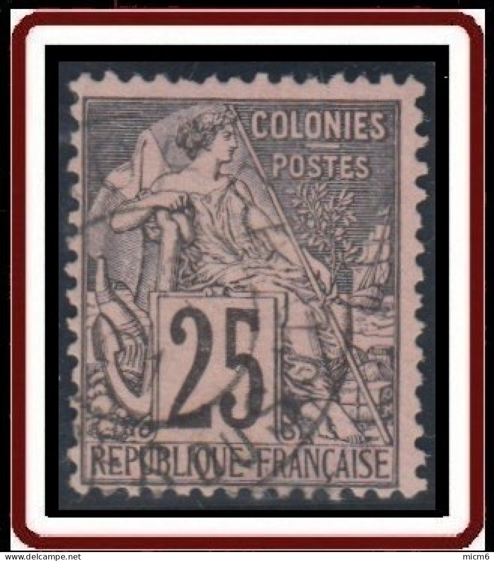 Colonies Générales - N° 54 (YT) N° 54 (AM) Oblitéré De Boffa / Rivieres Du Sud. - Alphée Dubois