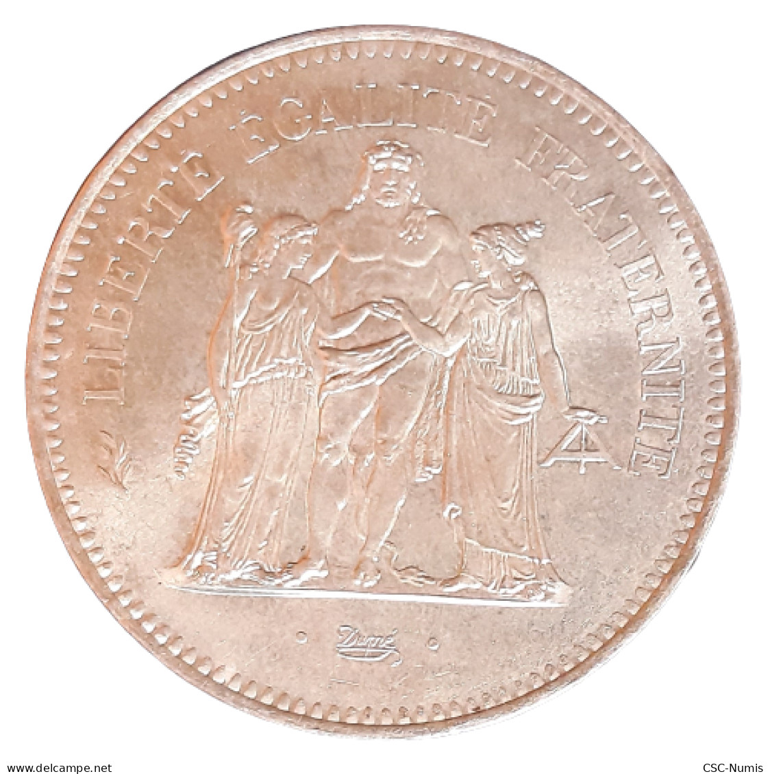 (CG#009) - 50 Francs Hercule 1978 - Argent - 50 Francs