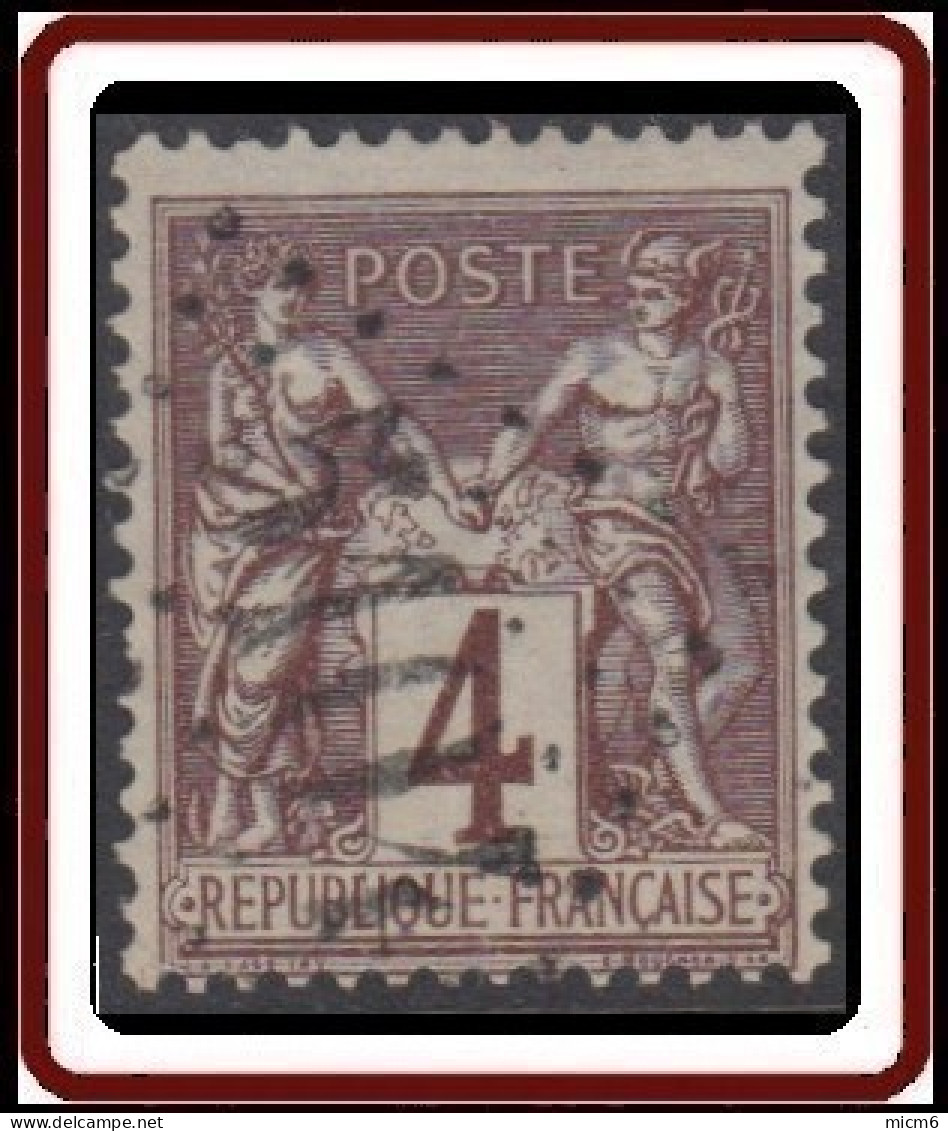 Chine Bureau Français - Oblitération GC 5104 De Shangaï Sur France N° 88 (YT) N° 88 (AM). - Used Stamps