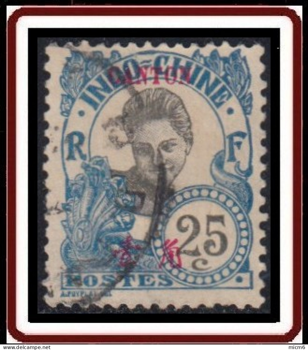 Canton - Bureau Indochinois - N° 57 (YT) N° 57 (AM) Oblitéré. - Used Stamps