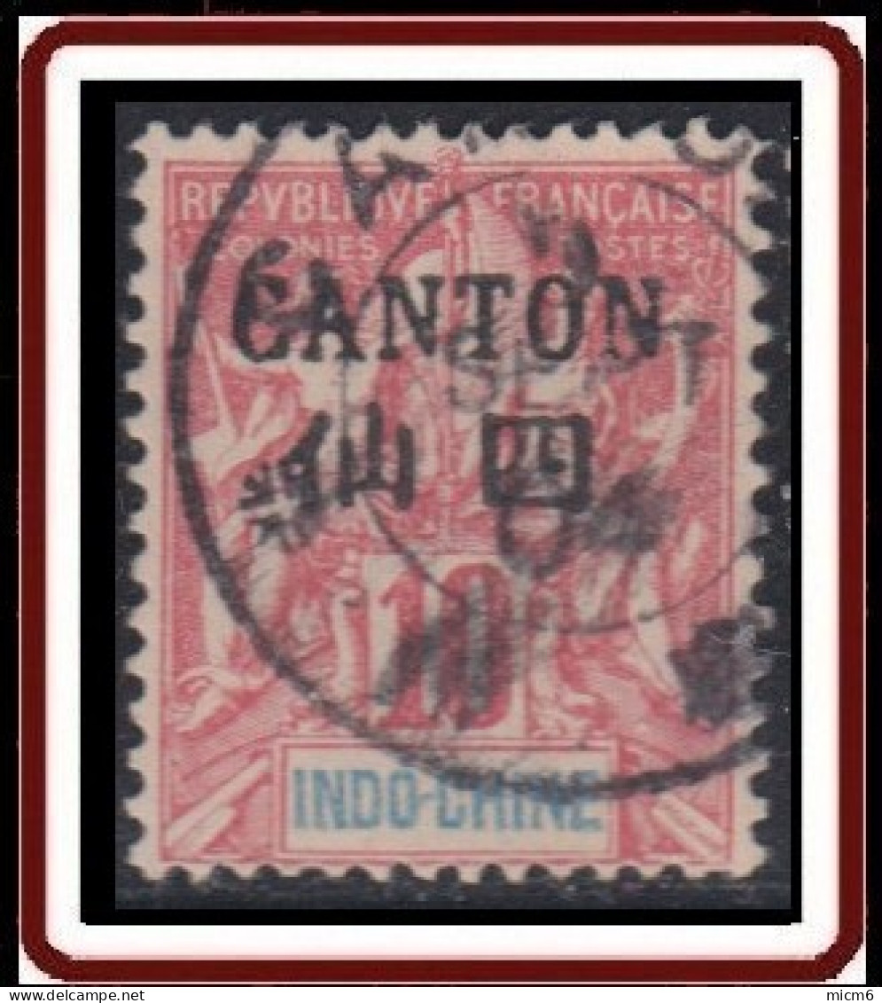 Canton - Bureau Indochinois - N° 21 (YT) N° 21 (AM) Oblitéré. - Gebruikt