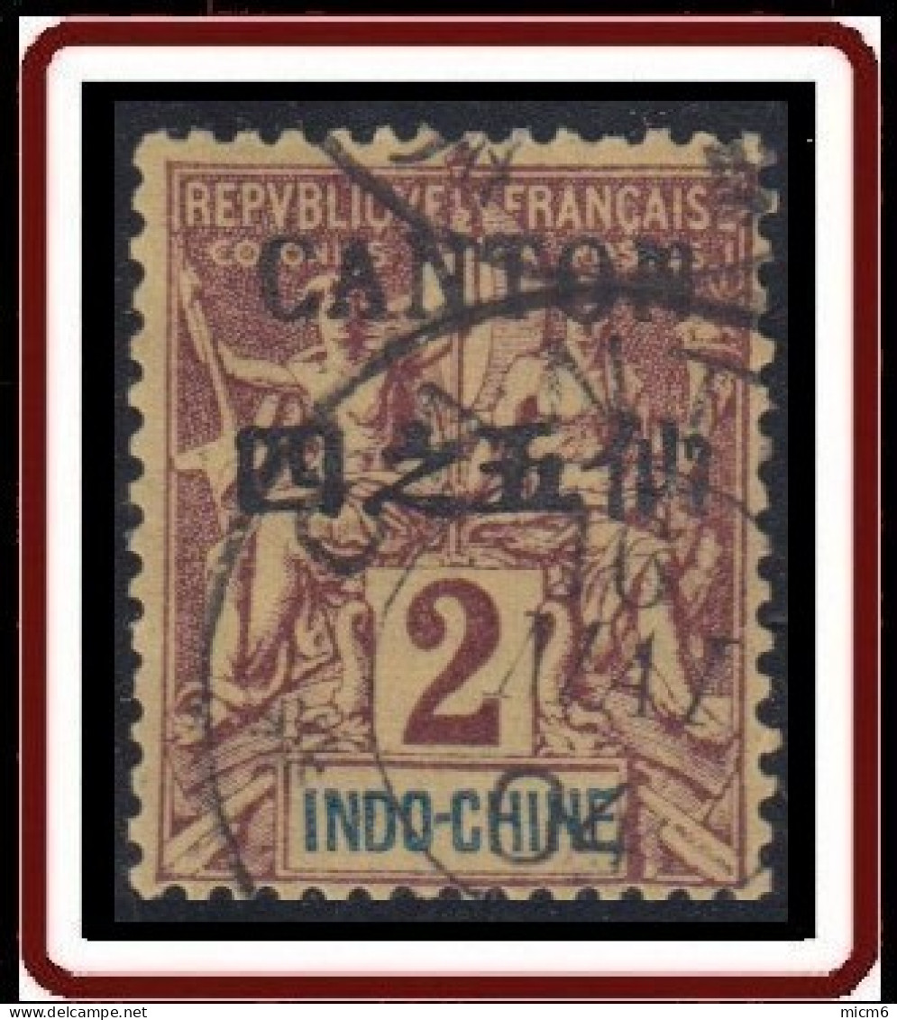 Canton - Bureau Indochinois - N° 18 (YT) N° 18 (AM) Oblitéré. - Used Stamps