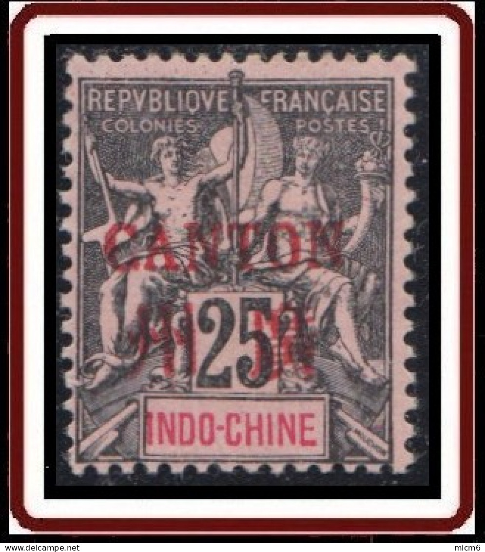 Canton - Bureau Indochinois - N° 10 (YT) N° 10 (AM) Neuf (*). - Neufs