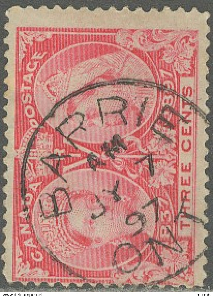 Canada - N° 41 (YT) Oblitéré De Barrie / ONT. - Used Stamps