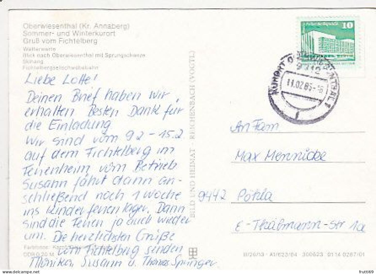 AK 213000 GERMANY - Oberwiesenthal - Oberwiesenthal