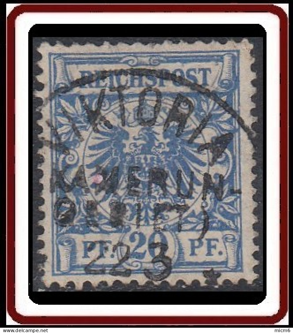 Cameroun Occupation Allemande - Allemagne N° 48 (YT) Oblitéré De Viktoria. Précurseur. - Used Stamps