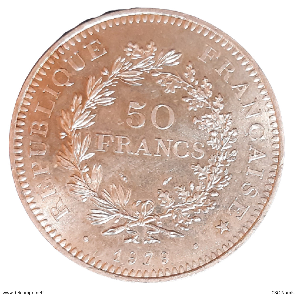 (CG#010) - 50 Francs Hercule 1979 - Argent - 50 Francs