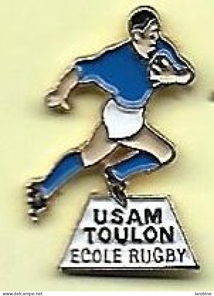 @@ école De Rugby Ballon Joueur USAM TOULON @@sp202c - Rugby