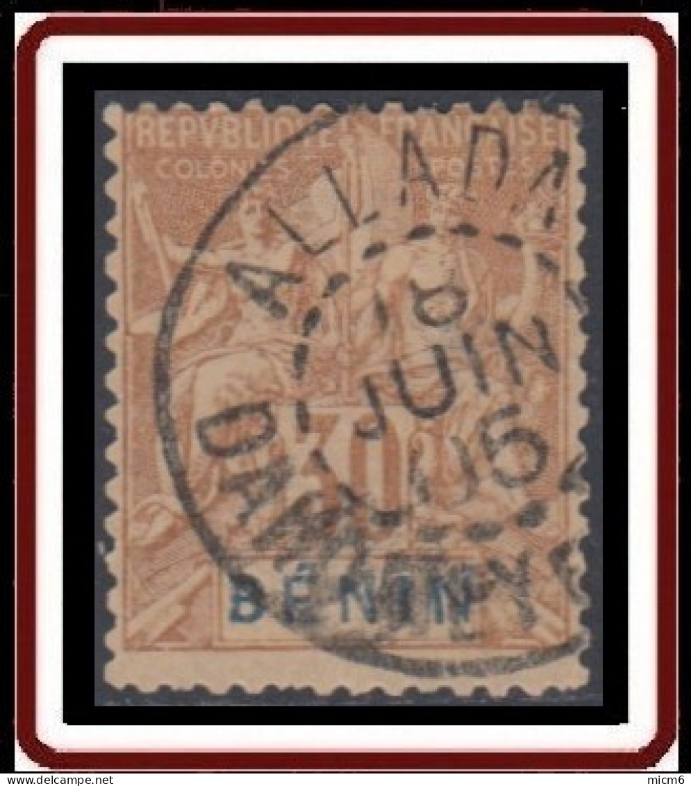 Benin - N° 41 (YT) N° 38 (AM) Oblitéré De Allada (1905). - Usados