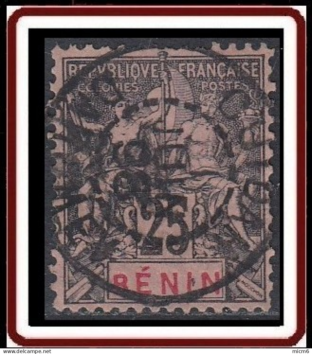 Benin - N° 40 (YT) N° 37 (AM) Oblitéré De Ouidah / Dahomey (1898). - Used Stamps