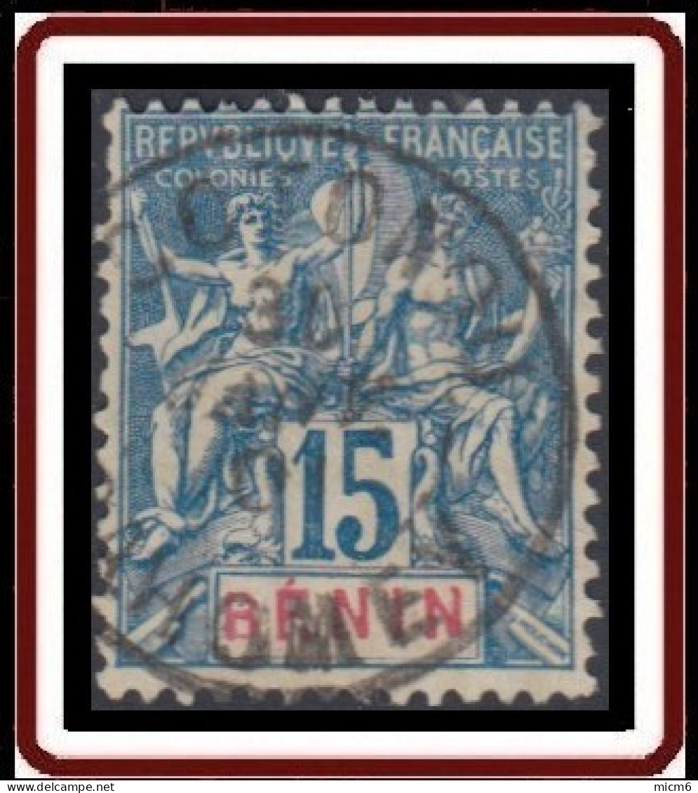 Benin - N° 38 (YT) N° 35 (AM) Oblitéré De Cotonou (1901). - Usados