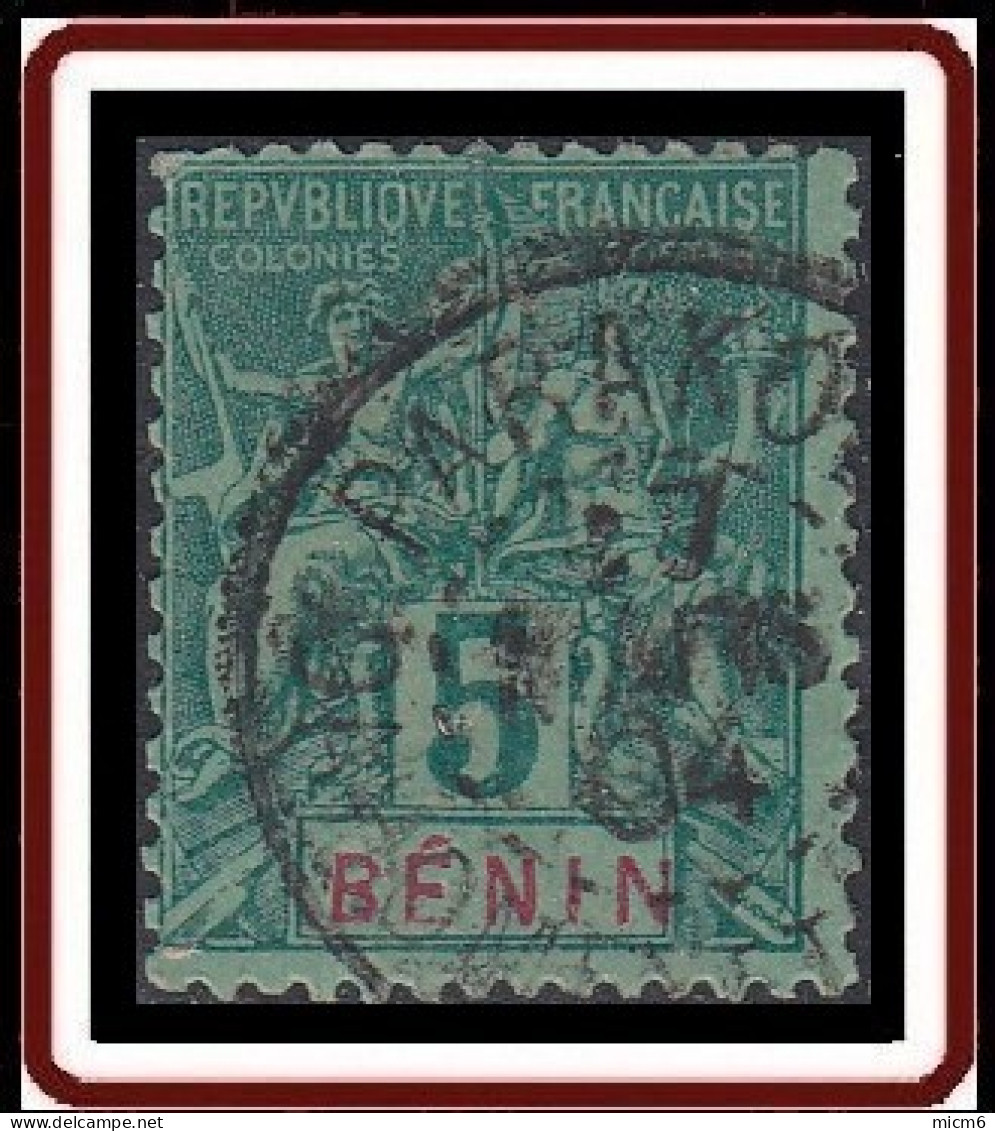 Benin - N° 36 (YT) N° 33 (AM) Oblitéré De Parakou (1894). - Used Stamps