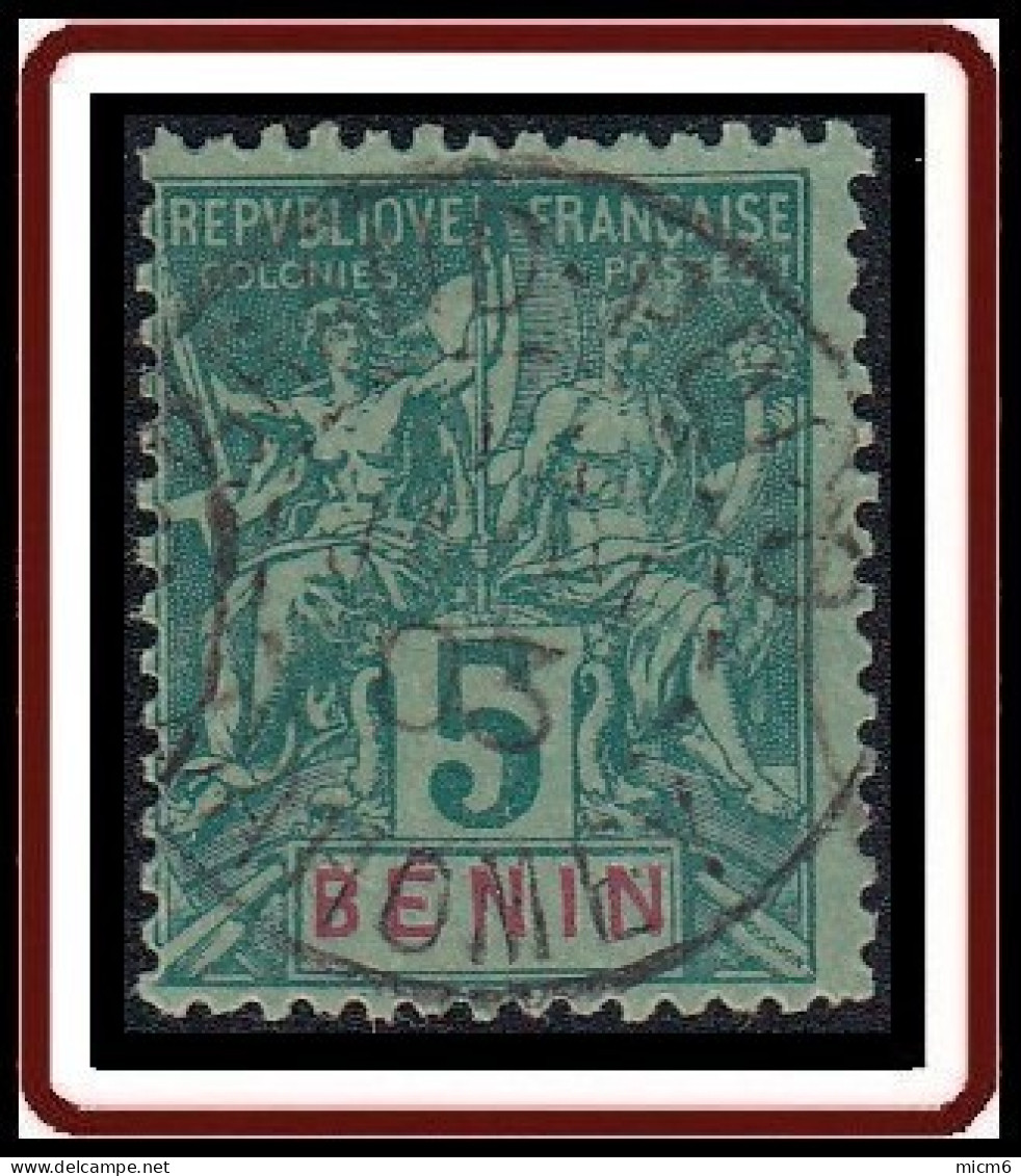 Benin - N° 36 (YT) N° 33 (AM) Oblitéré De Grand-Popo (1903). - Usados