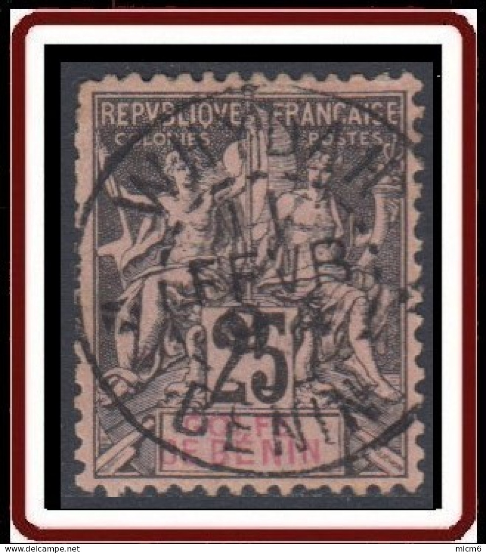 Benin - N° 27 (YT) N° 20 (AM) Oblitéré De Whydah / Benin (1894). - Gebraucht