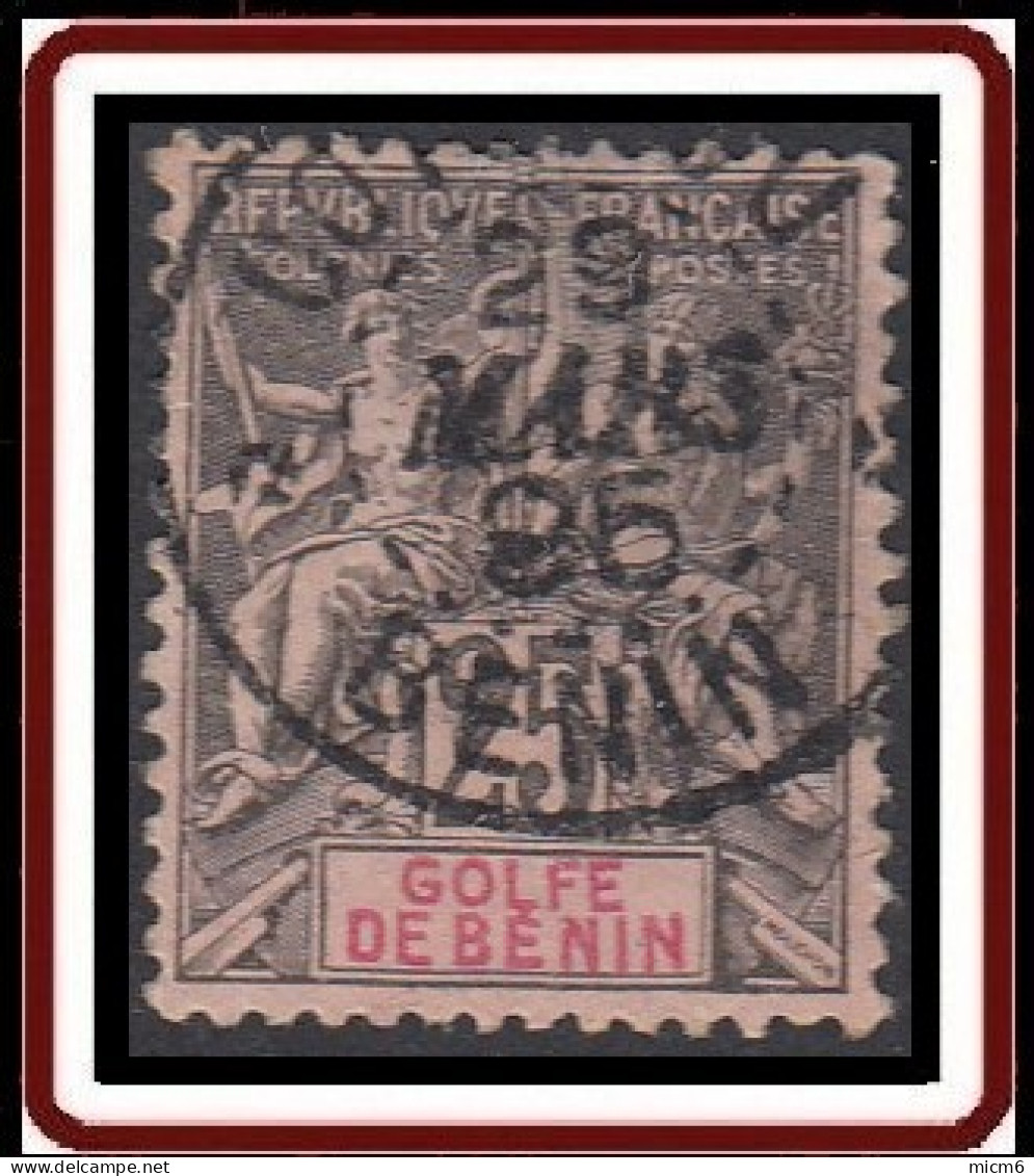 Benin - N° 27 (YT) N° 20 (AM) Oblitéré De Cotonou / Benin (1895). - Usati