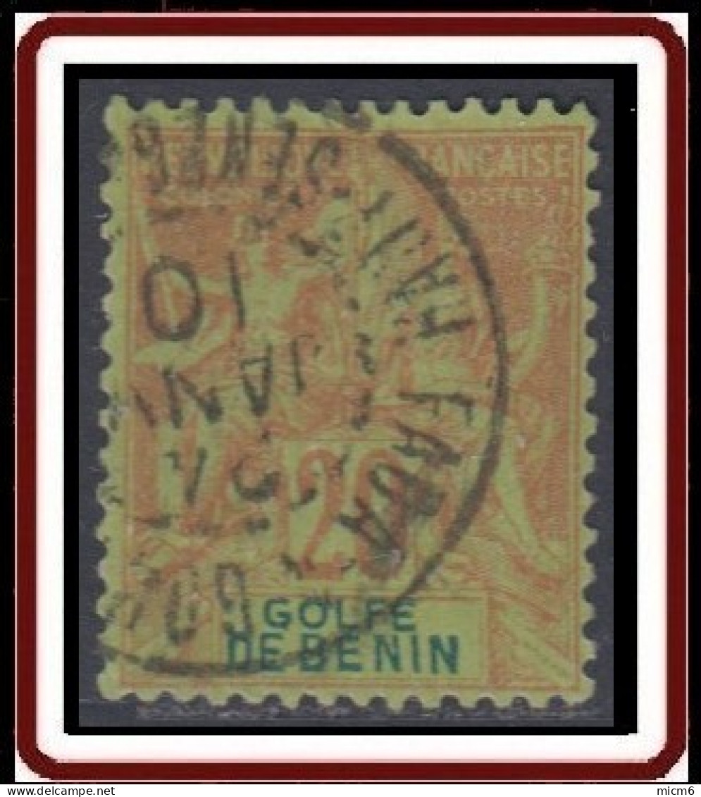 Benin - N° 26 (YT) N° 19 (AM) Oblitéré De Fada-N'Gourma / Haut-Senegal (1910). - Used Stamps