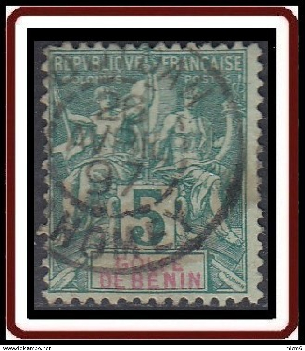 Benin - N° 23 (YT) N° 16 (AM) Oblitéré De Ouidah / Dahomey (1897). - Used Stamps