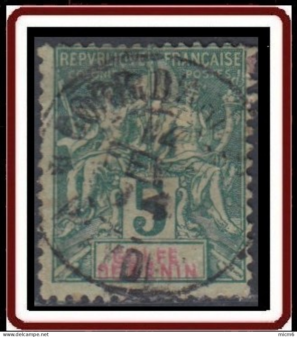 Benin - N° 23 (YT) N° 16 (AM) Oblitéré Corr D'Armees / Whydah (1894). - Oblitérés