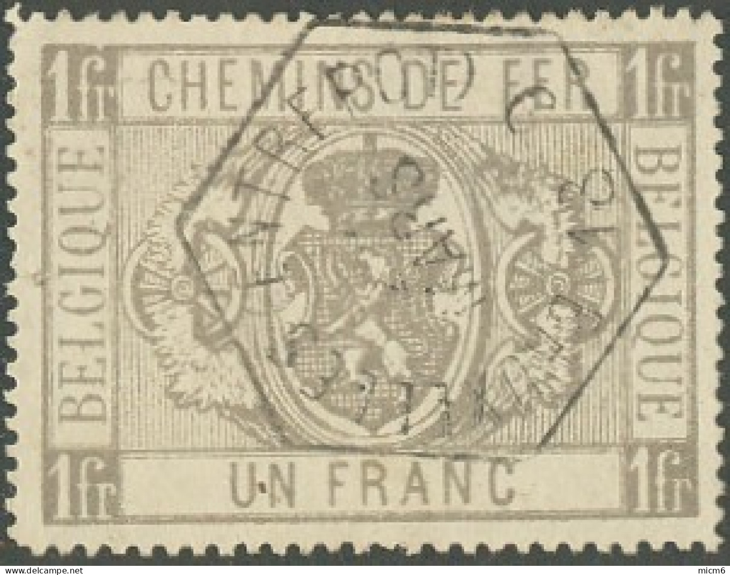 Belgique - Colis Postal N° 6 (YT) Oblitéré De Bruxelles (Entrepot). - Used