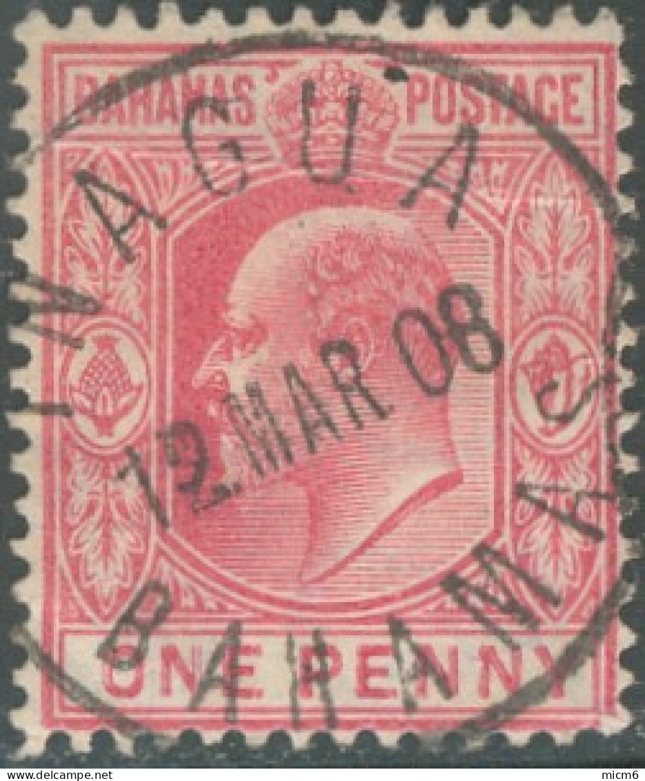 Bahamas / Bahamas - N° 28 (YT) Oblitéré De Inagua / Bahamas. - 1859-1963 Crown Colony