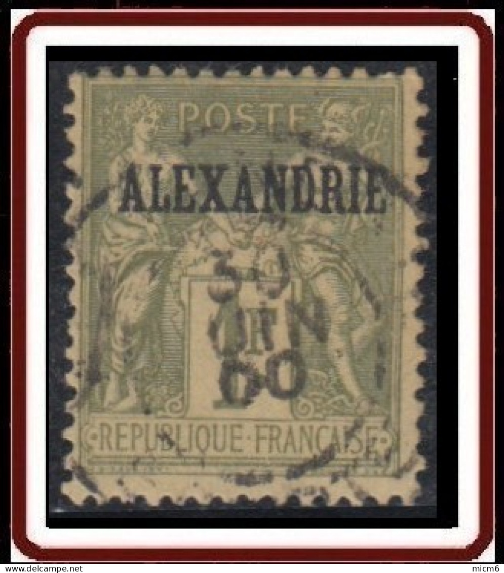 Alexandrie - N° 16 (YT) N° 13 (AM) Type II Oblitéré. - Used Stamps
