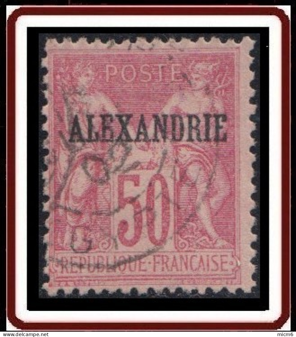 Alexandrie - N° 14 (YT) N° 17 (AM) Type III Oblitéré. - Gebruikt