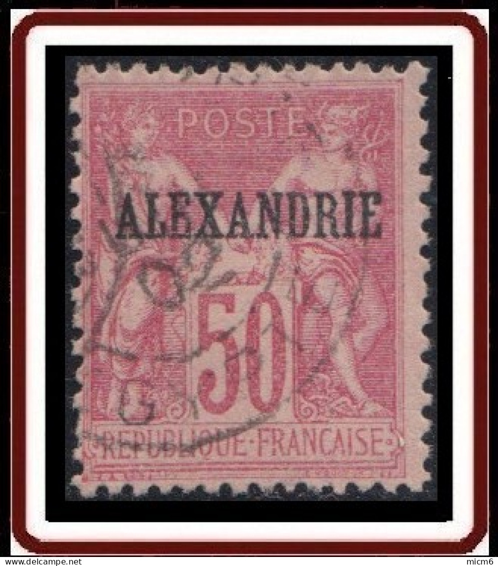 Alexandrie - N° 14 (YT) N° 17 (AM) Type III Oblitéré. - Oblitérés