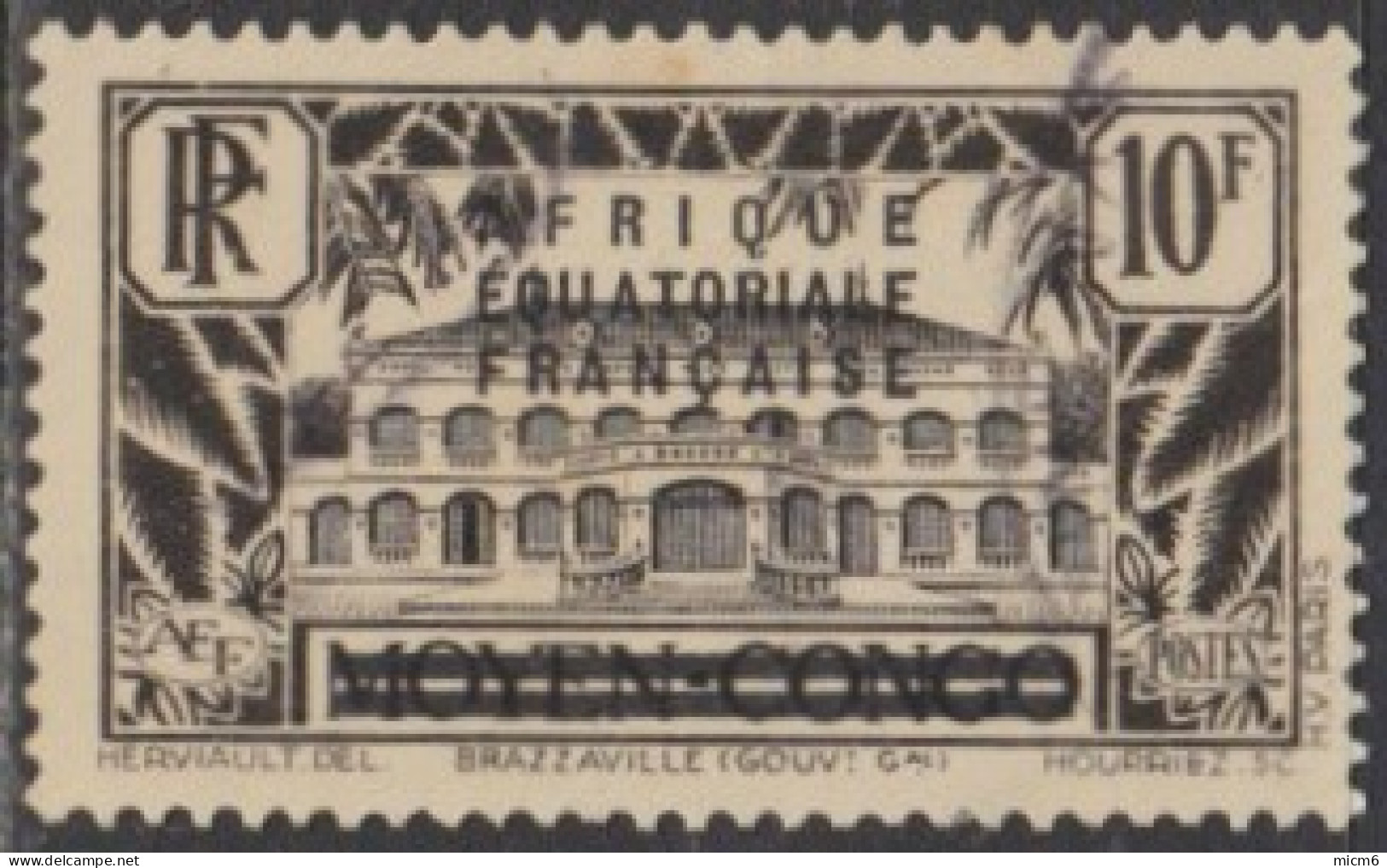 Afrique Equatoriale Française - N° 15 (YT) N° 15 (AM) Oblitéré. - Usati