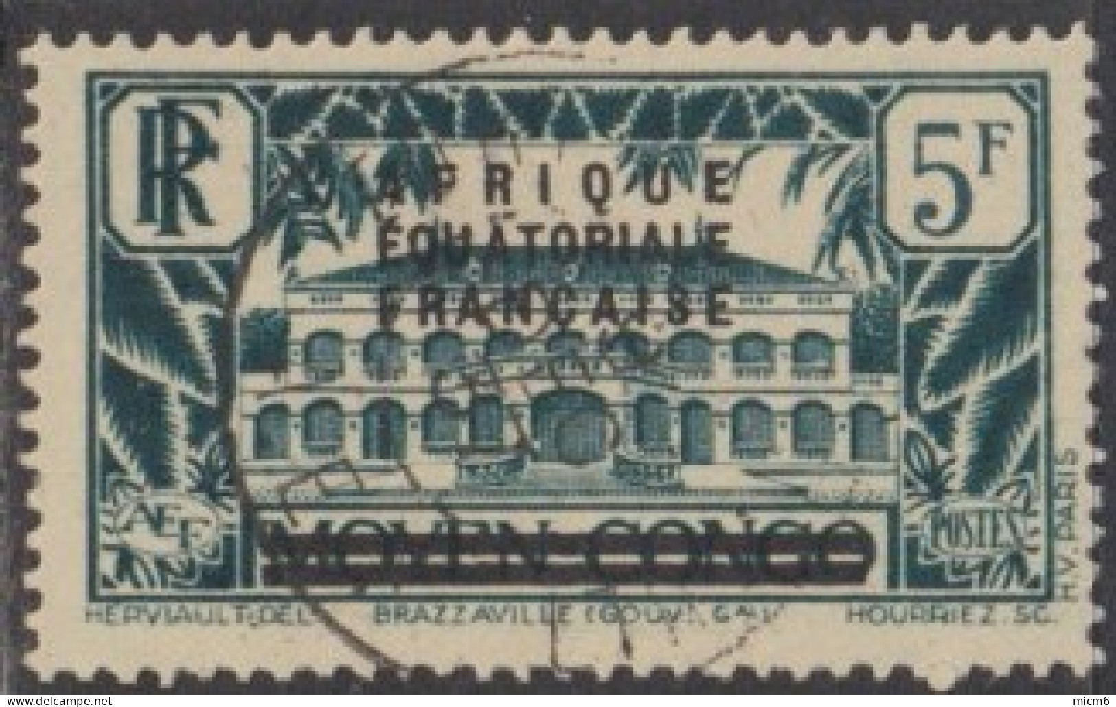 Afrique Equatoriale Française - N° 14 (YT) N° 14 (AM) Oblitéré. - Used Stamps