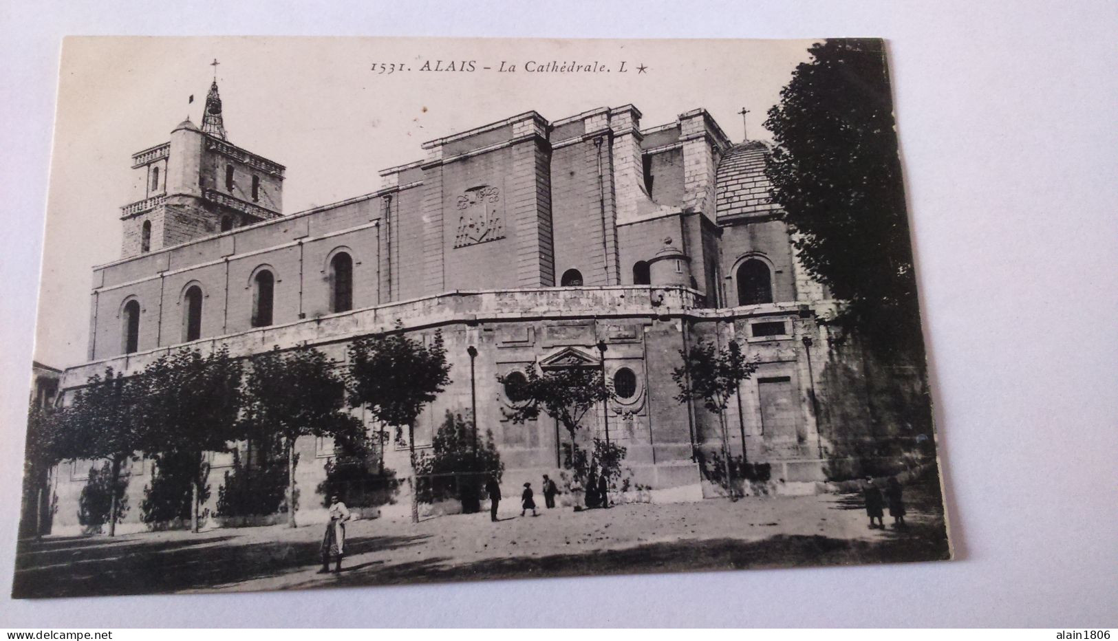 Carte Postale Ancienne ( FF6 ) De Alais , La Cathédrale - Alès