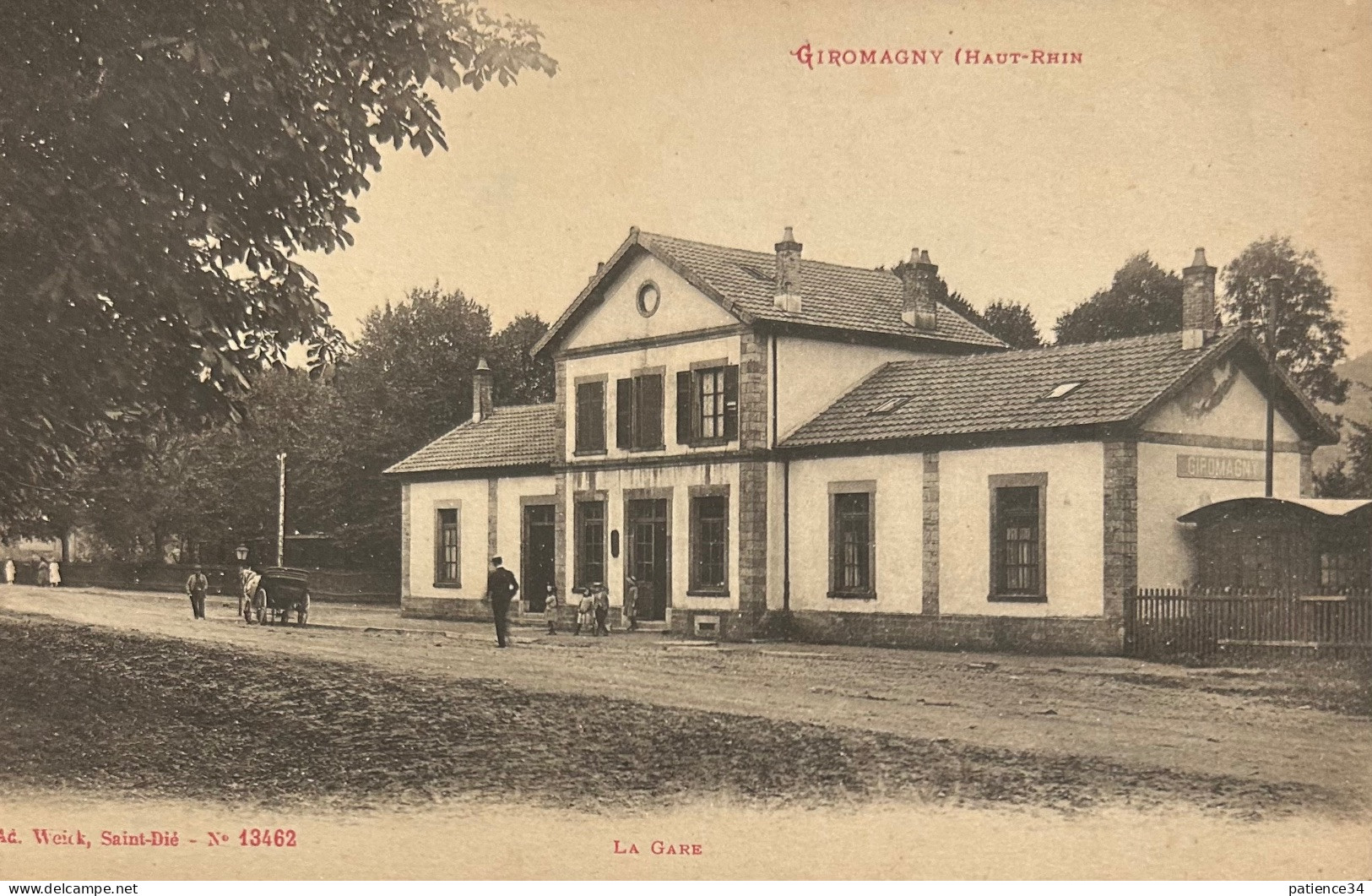 90 - GIROMAGNY - La Gare - Giromagny