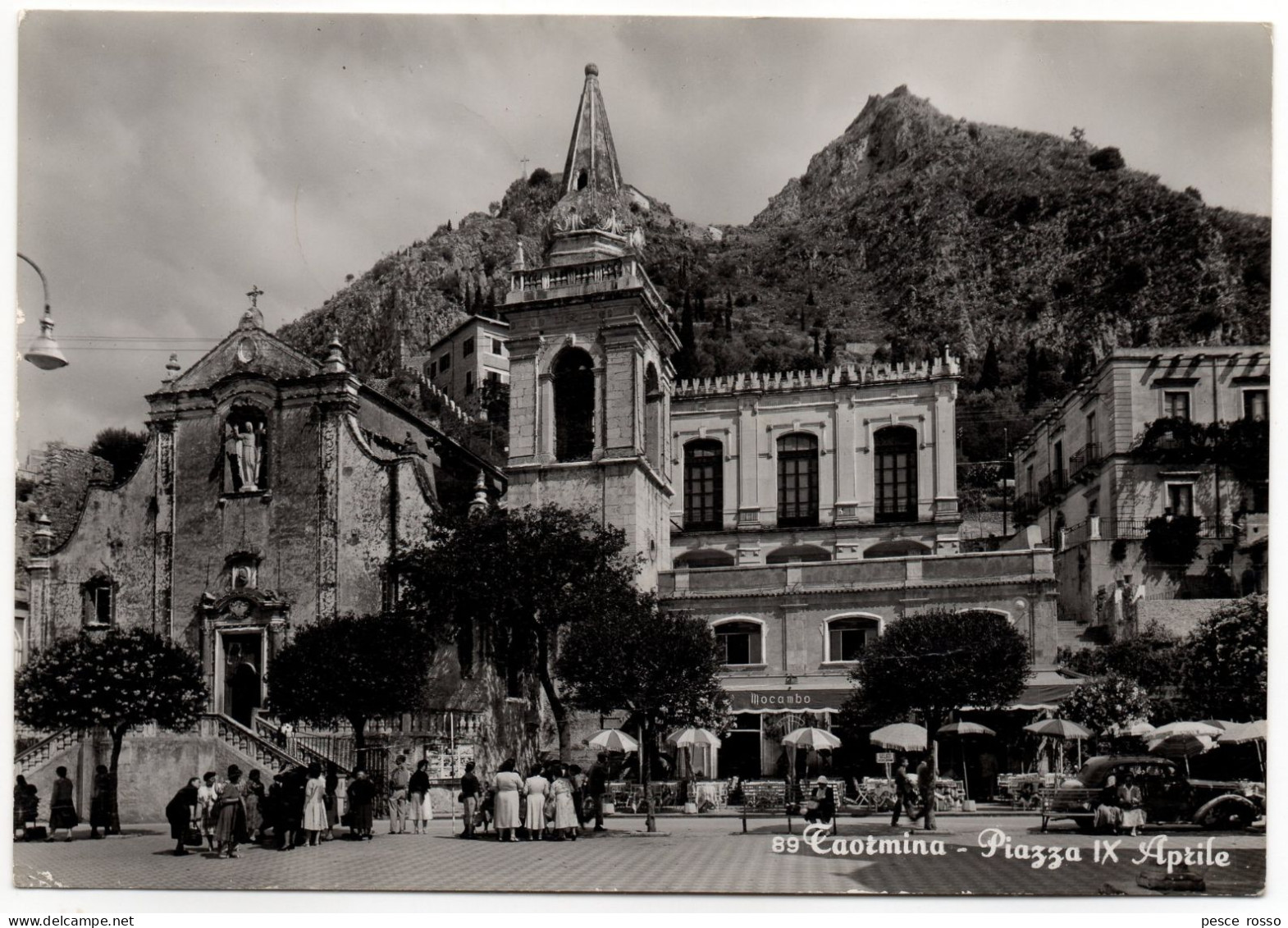 Taormina - Piazza IX Aprile (animata) - Messina