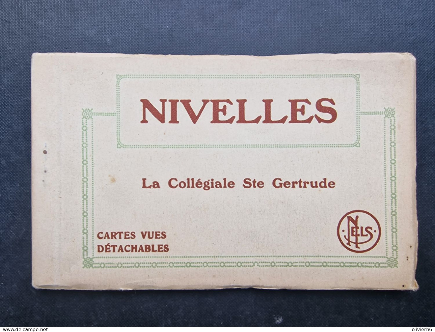 CARNET 12 CP BELGIQUE - BELGÏE (V2402) NIVELLES (13 Vues) La Collégiale Ste Gertrude - Nijvel