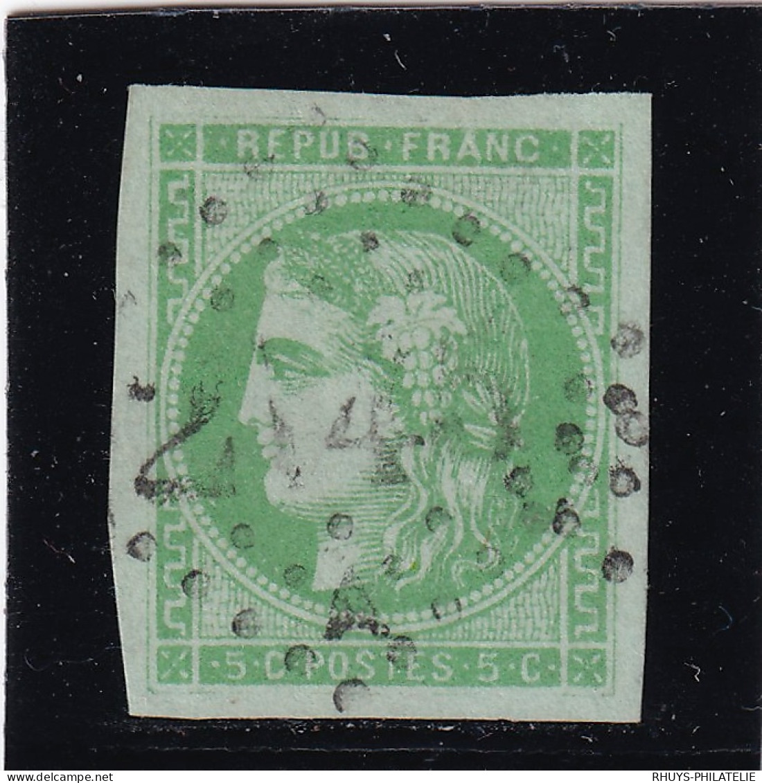EMISSION DE BORDEAUX – O – N°42B - 1870 Bordeaux Printing