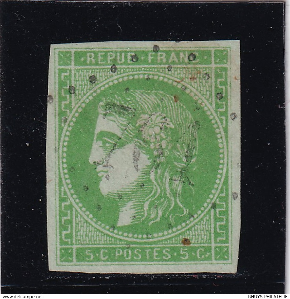 EMISSION DE BORDEAUX – O – N°42B - 1870 Bordeaux Printing