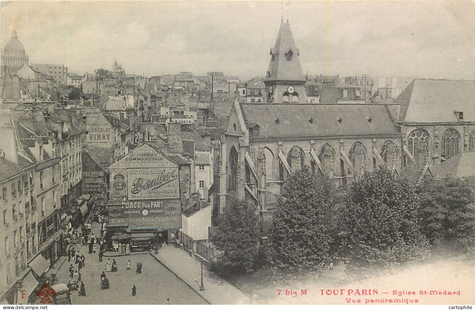 75005 - TOUT PARIS - Eglise St Medard N°7bis M - Arrondissement: 05