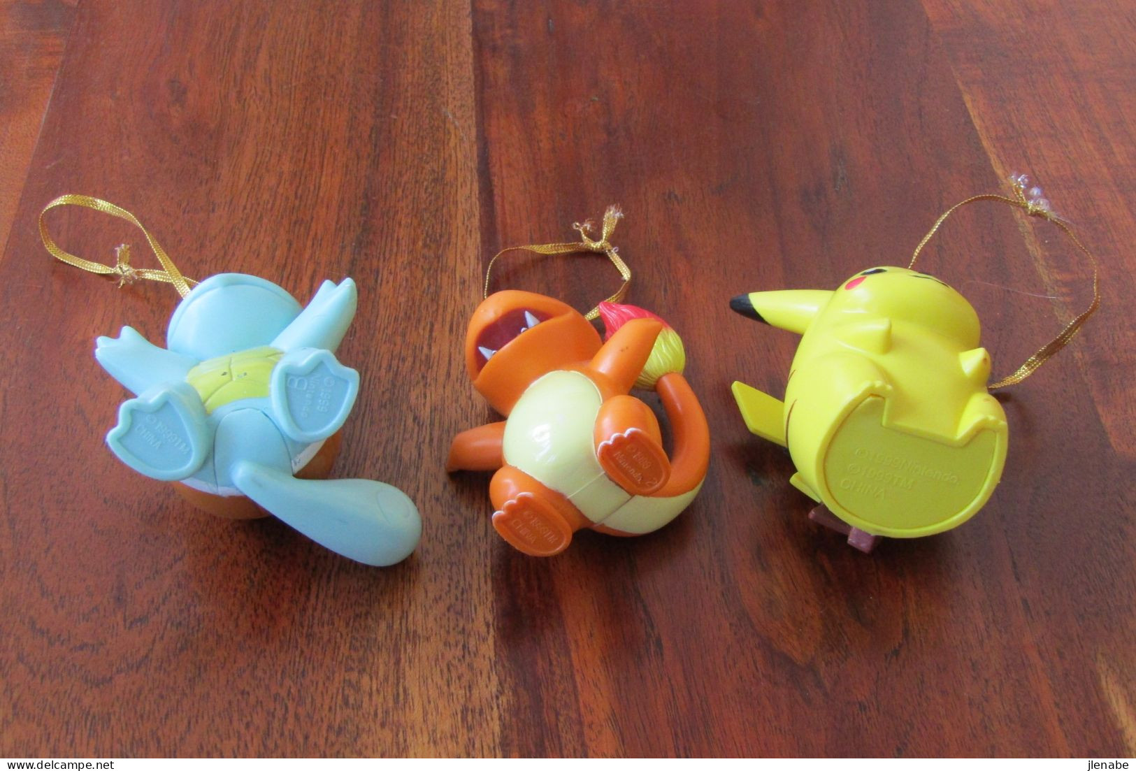 Pokemon Nintendo Lot De 3 Figurines De 1999. - Otros & Sin Clasificación